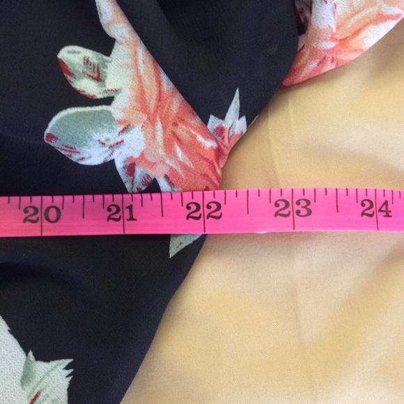 PerSun Floral Deep V Zip Long Sleeve Romper XL - Picture 10 of 13